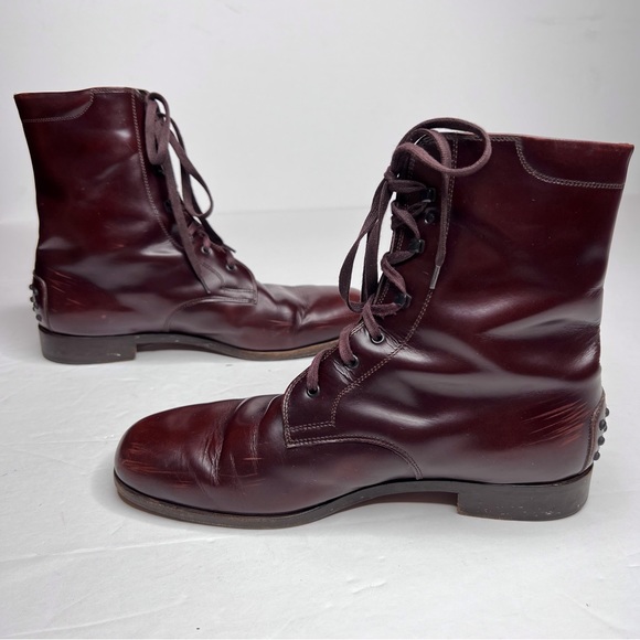 Tod’s Lace-Up Pebble Sole Boots EU 40 Dapper Academia Victorian Steampunk main image 4
